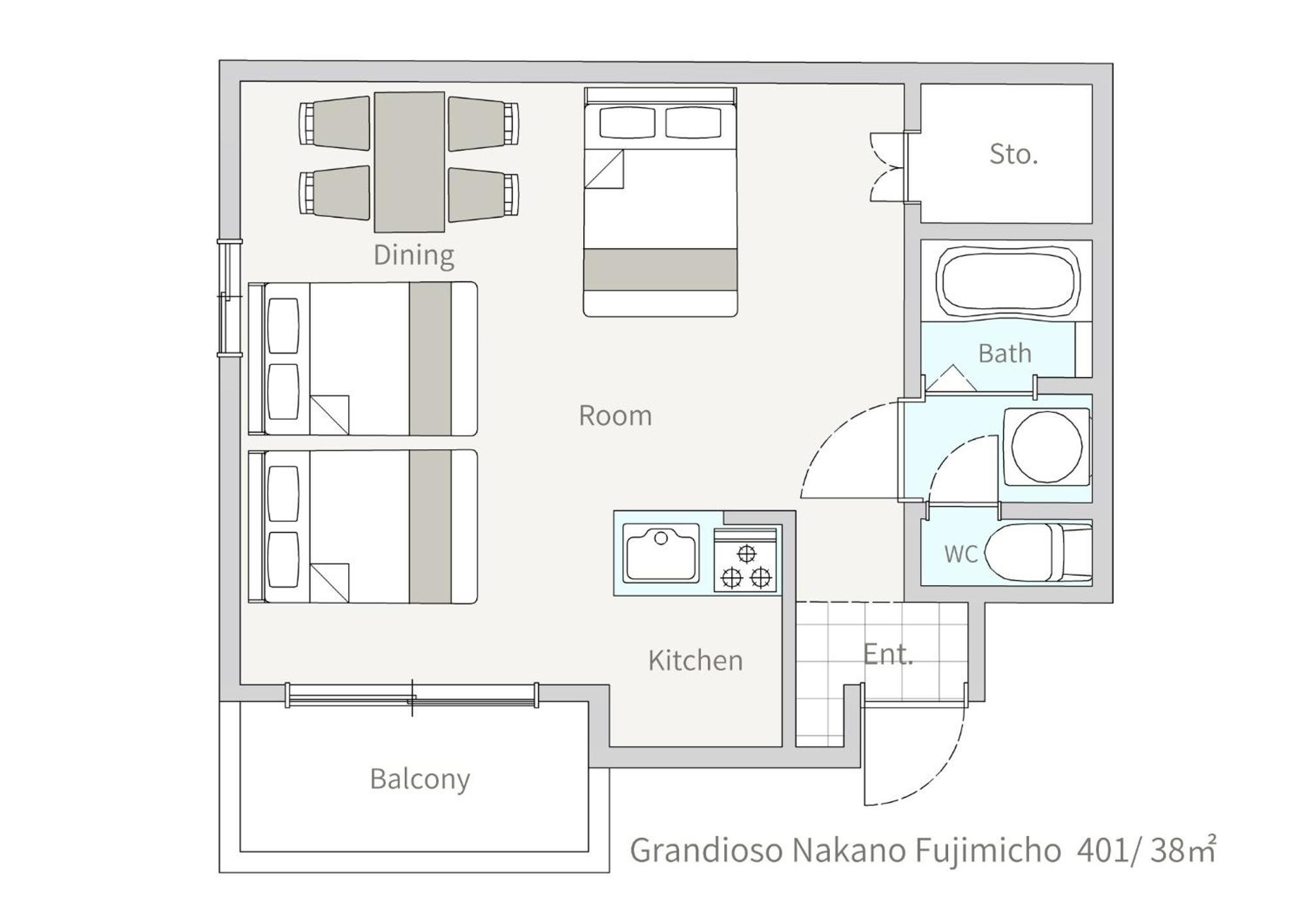 Green House Nakano Fujimicho - Vacation Stay 65992V Токио Экстерьер фото